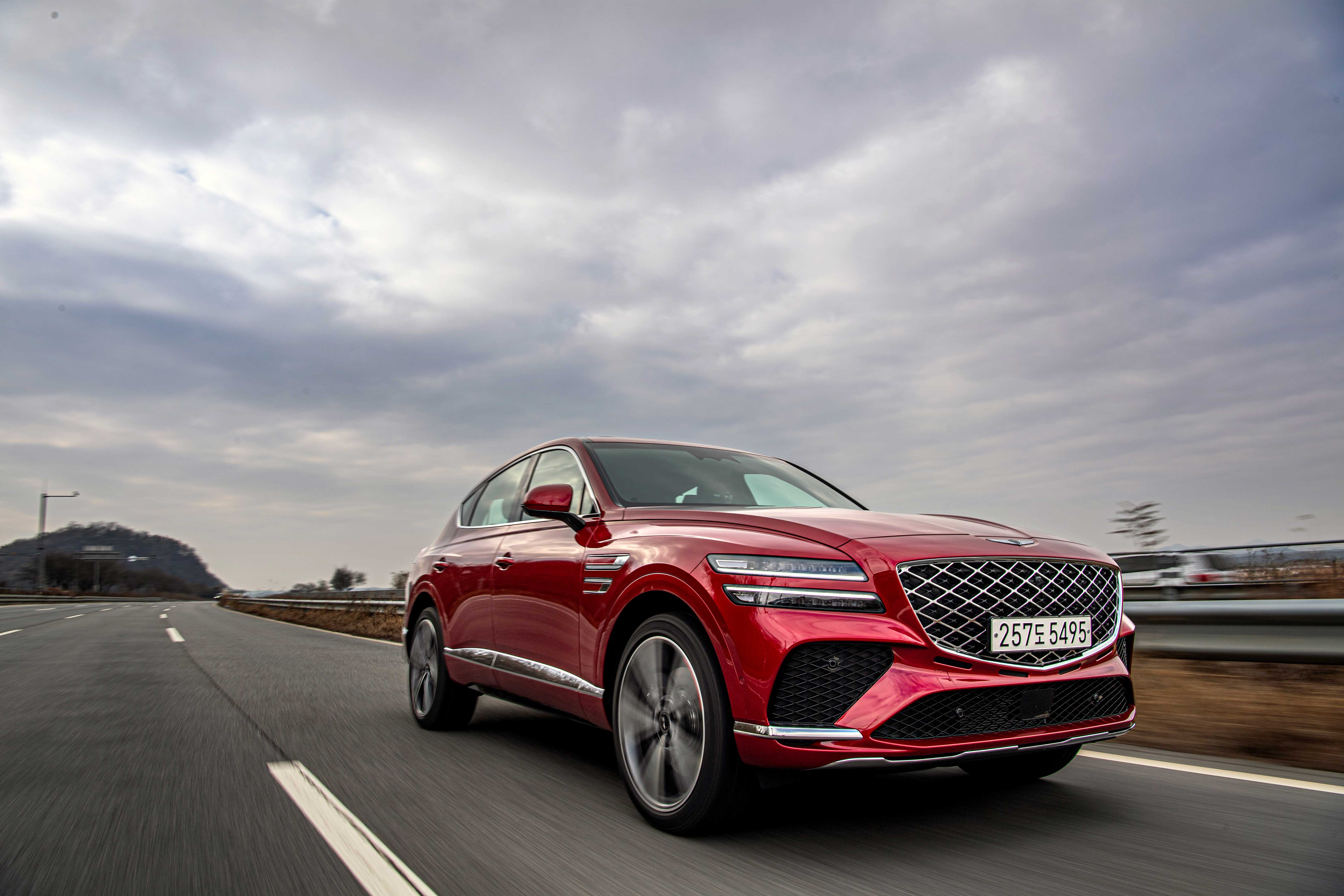 제네시스 GV80쿠페 전방 쿼터뷰