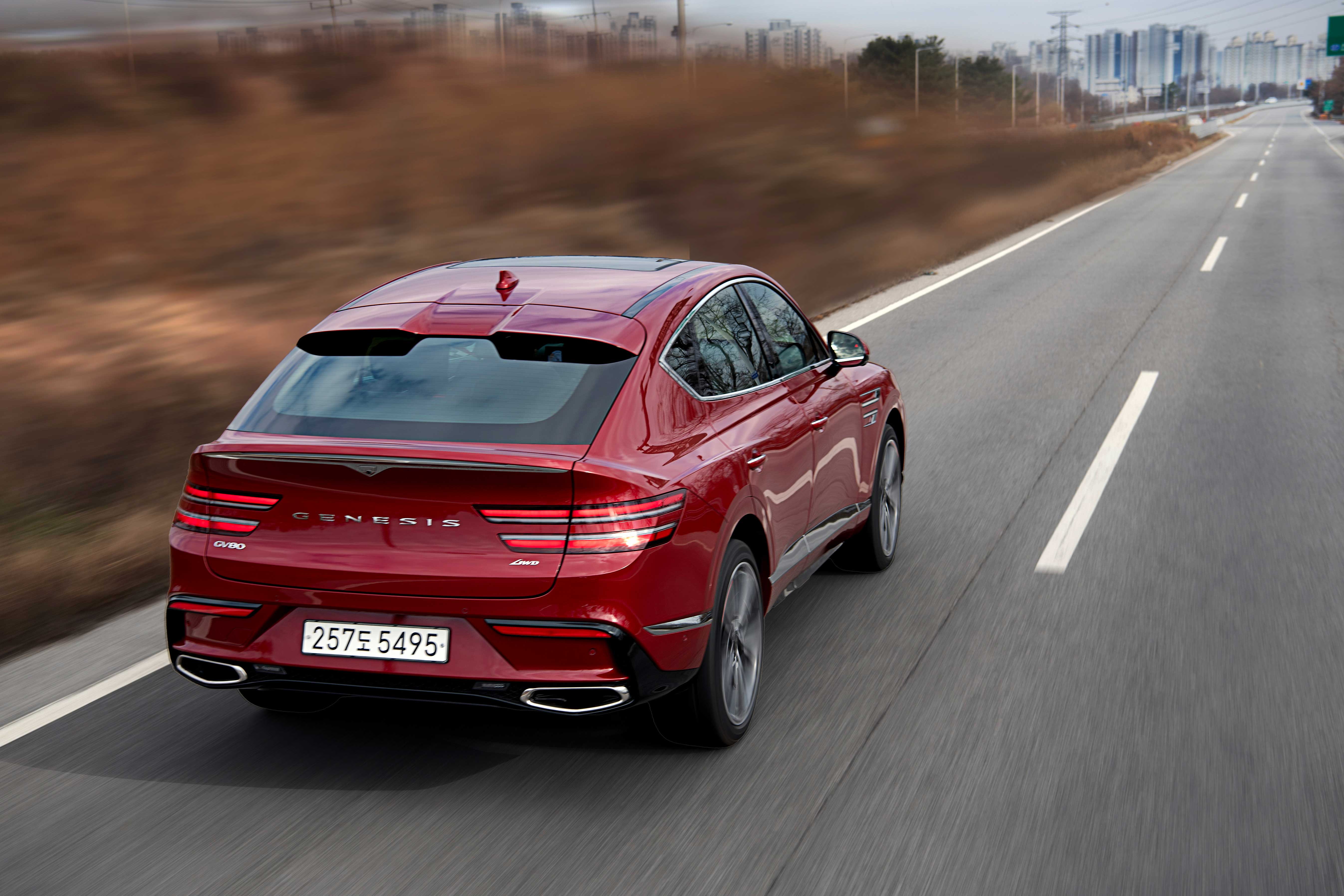 제네시스 GV80쿠페 후측면