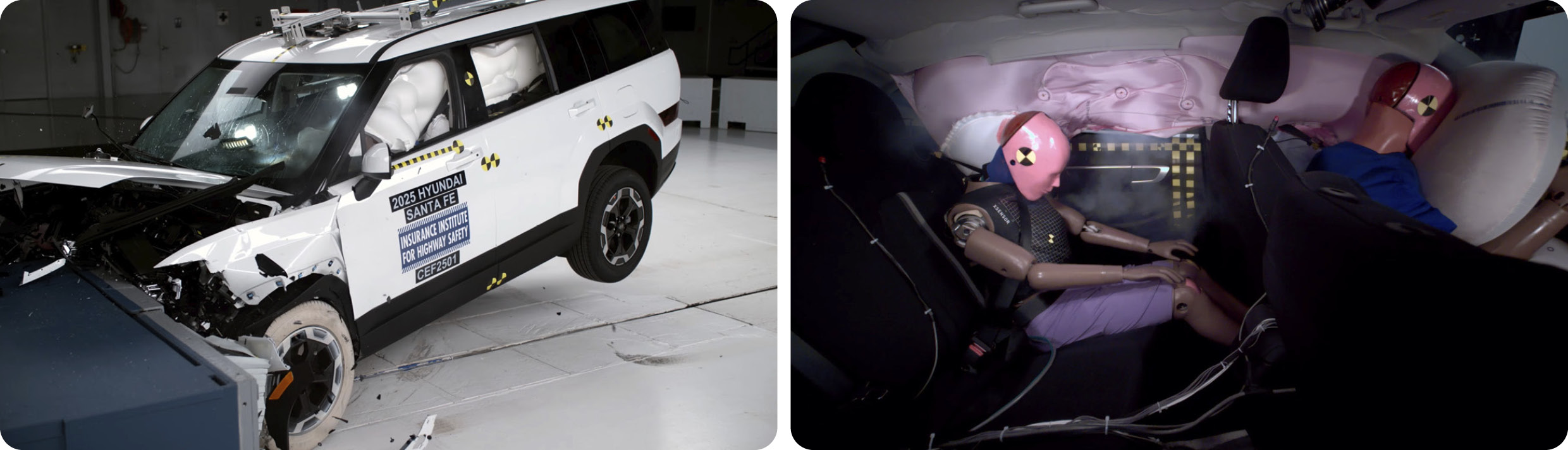 IIHS의 부분 정면 충돌 시험