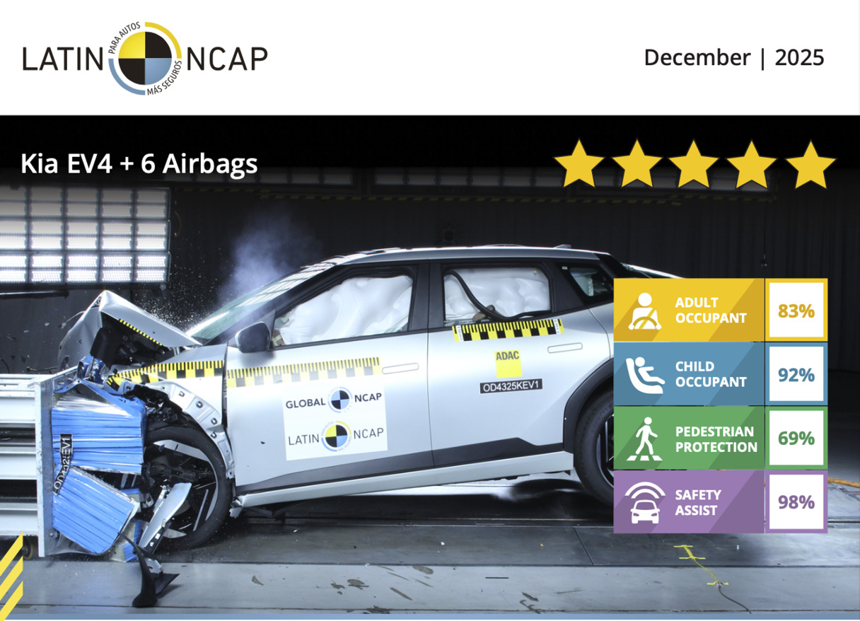 라틴 NCAP의 부분 정면 충돌 시험