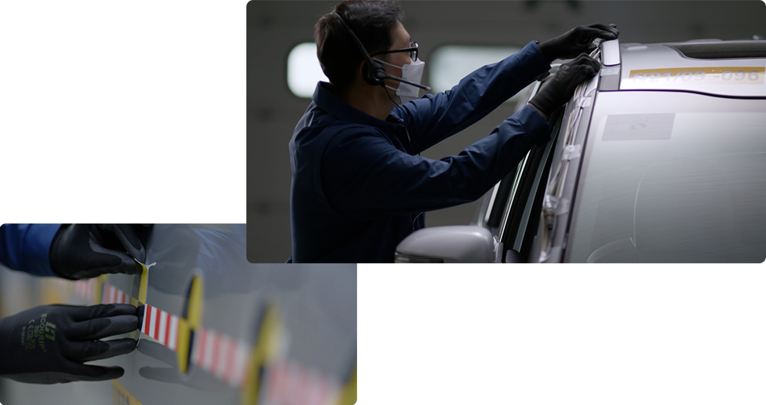 현대차그룹 안전 성능 연구원의 작업 모습