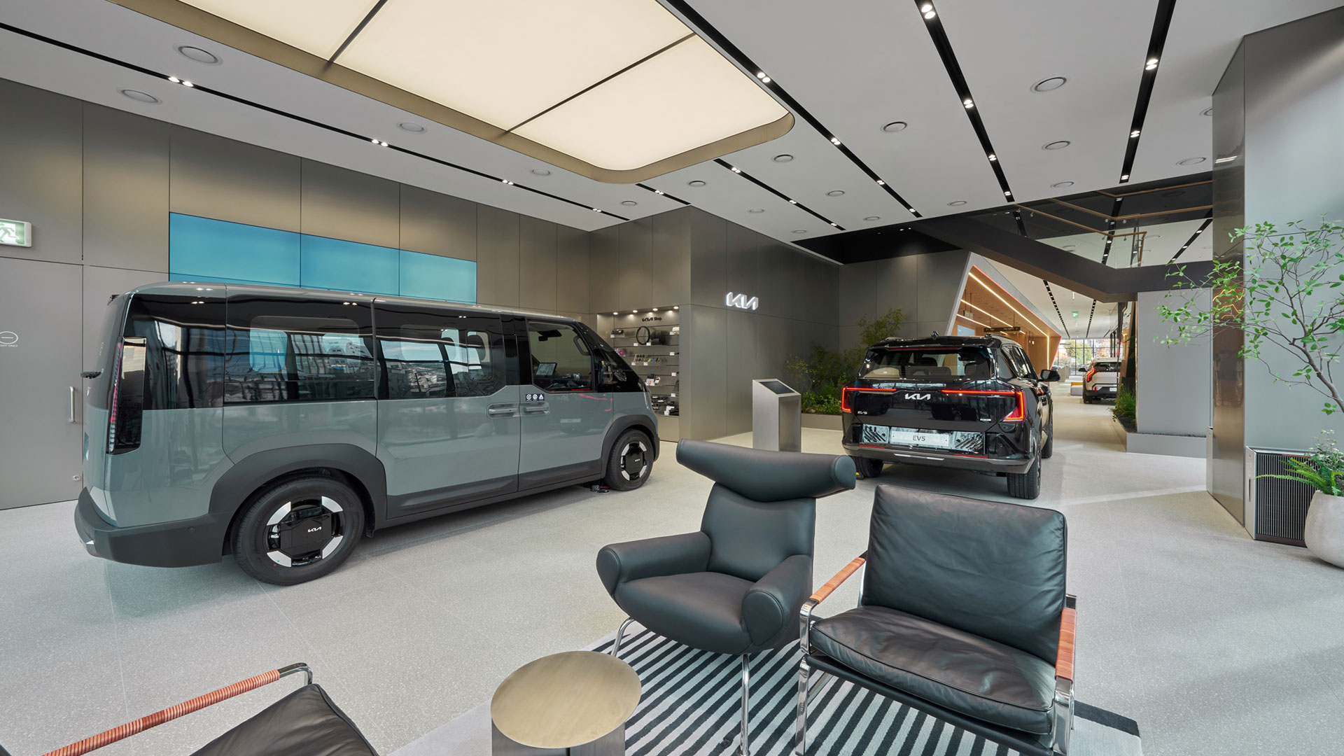 '기아 시흥 플래그십 스토어' 차량 전시 공간