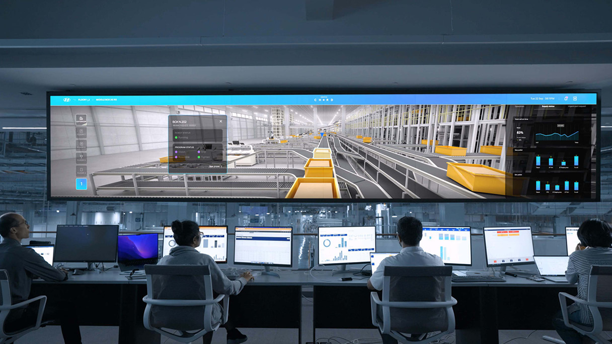 현대차그룹 생산 현장의 물류 관제