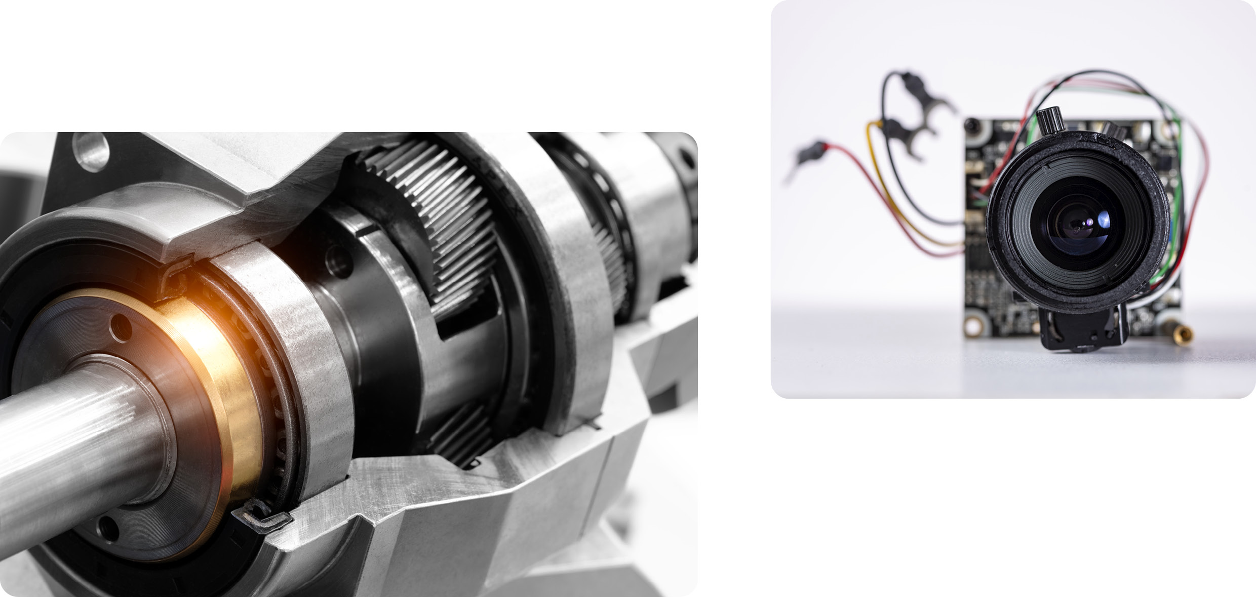 감속기와 비전 센서