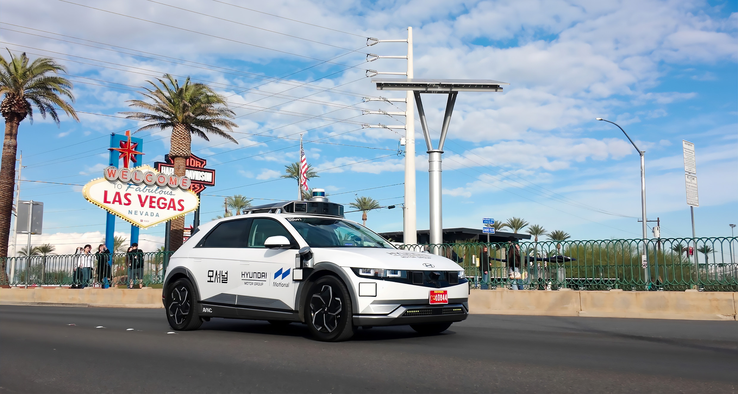 모셔널 로보택시의 주행 모습