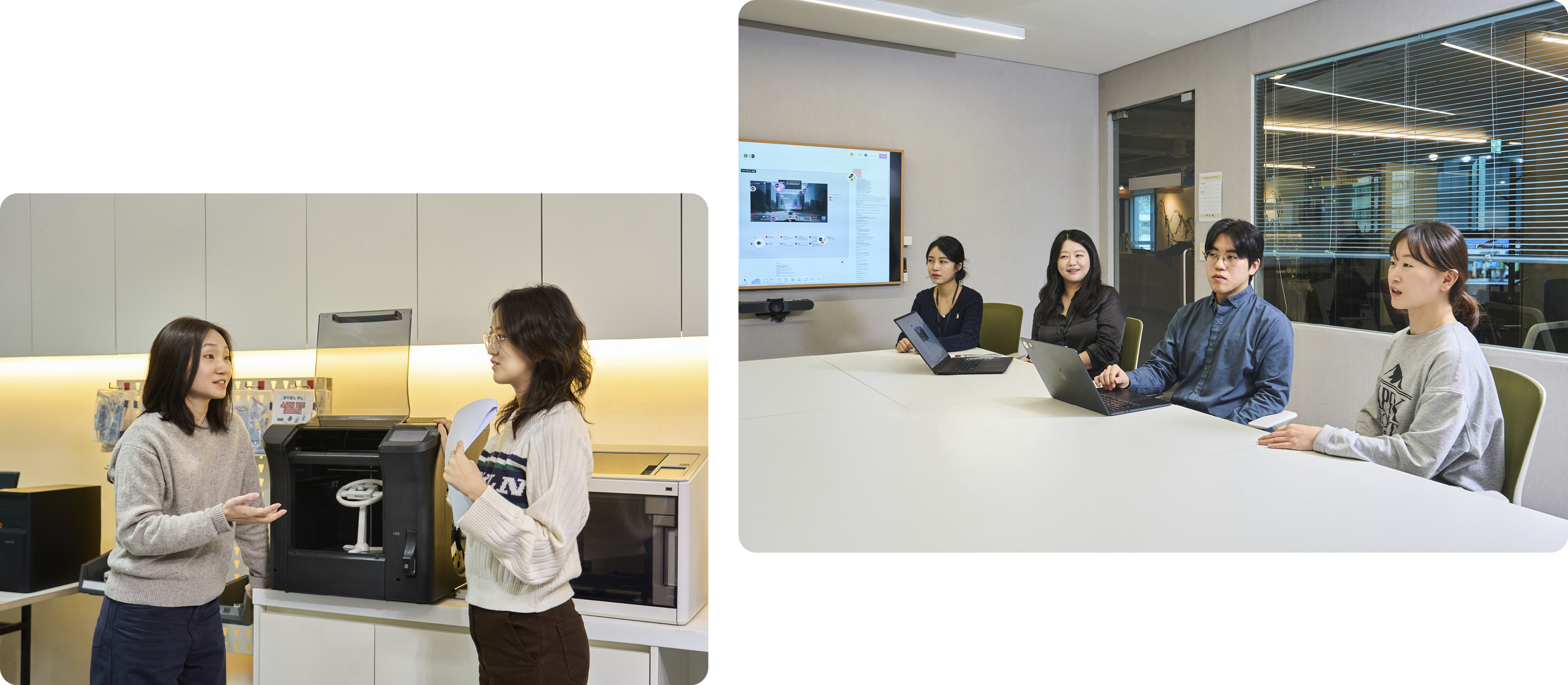 AI 플레이그라운드 구성원들의 활동 모습