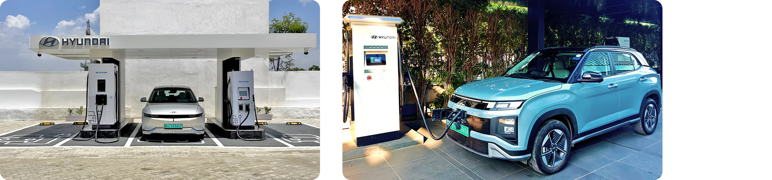 Charging of Ioniq 5 and Creta EV