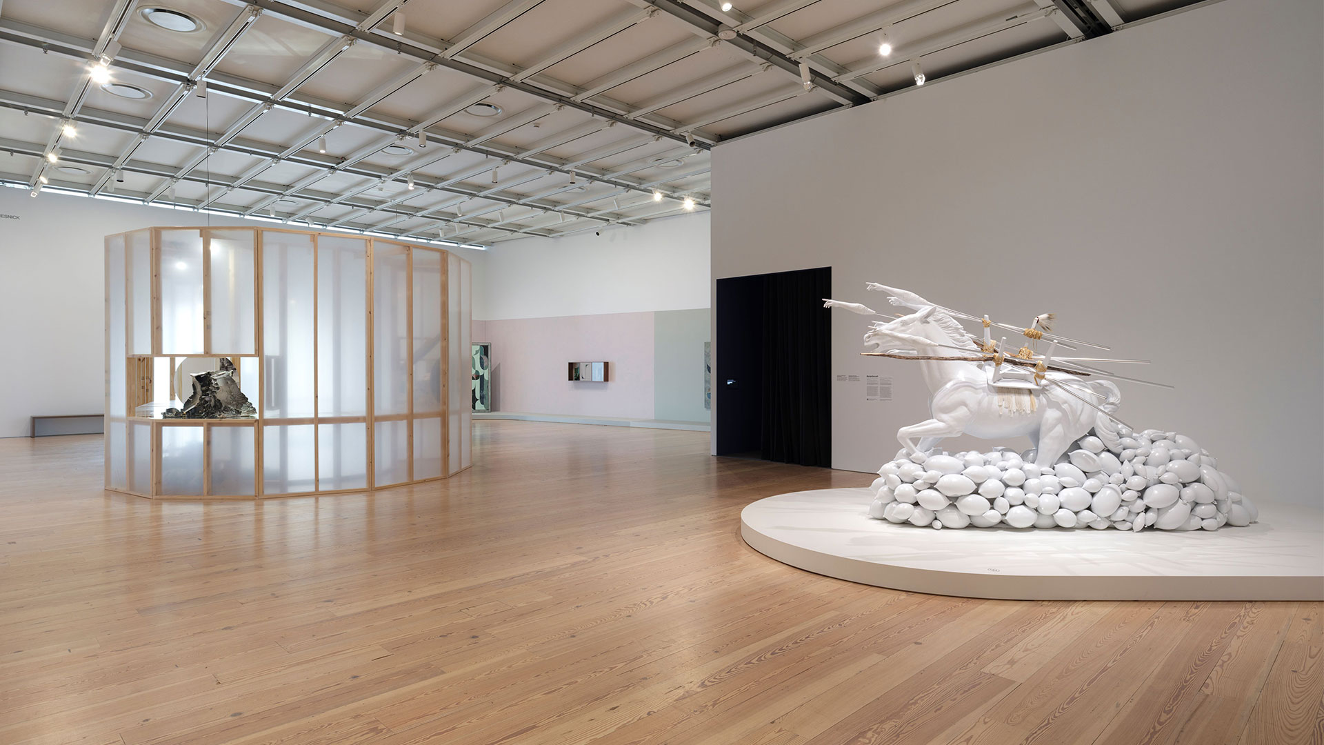 Installation view of the Whitney Biennial 2026 (Whitney Museum of American Art, New York, March 8–August 23, 2026). Photo: Steven Probert.