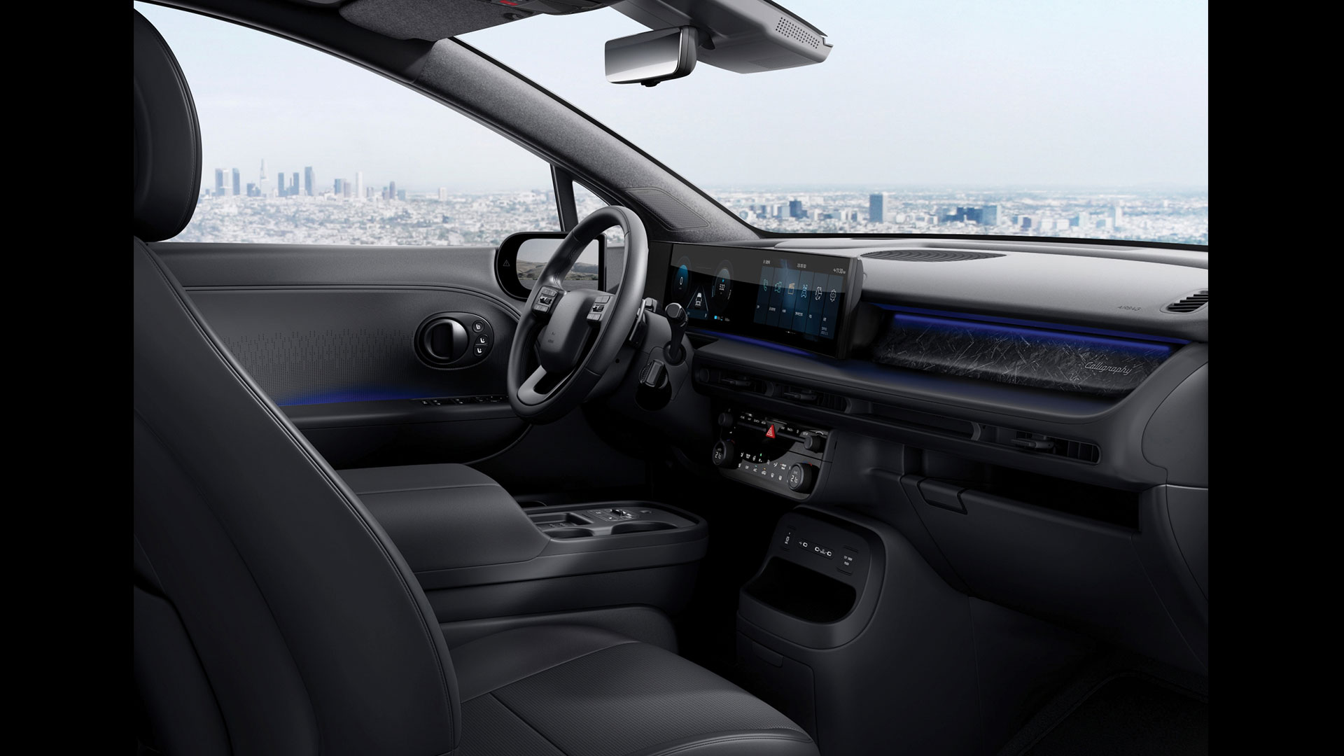 2027 아이오닉 9 내장(캘리그래피 트림 블랙잉크 패키지)