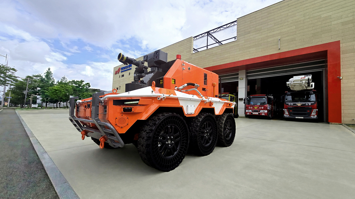Unmanned Firefighting Robots