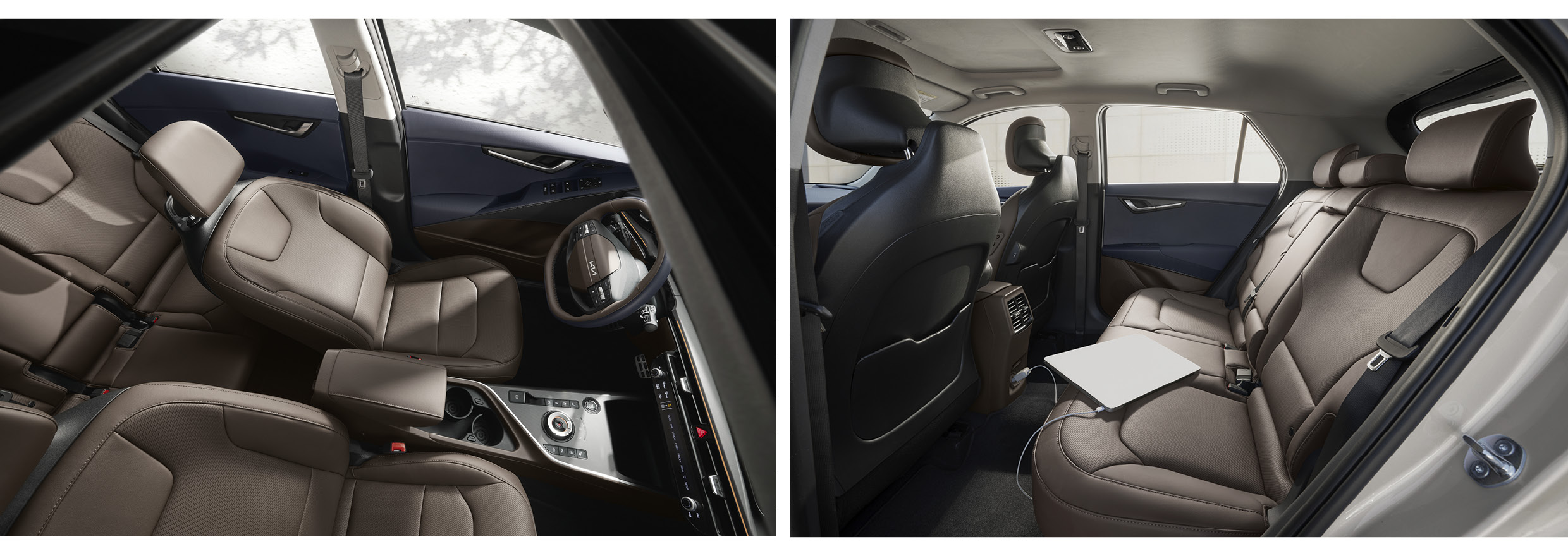 더 뉴 니로 1열 및 2열 실내