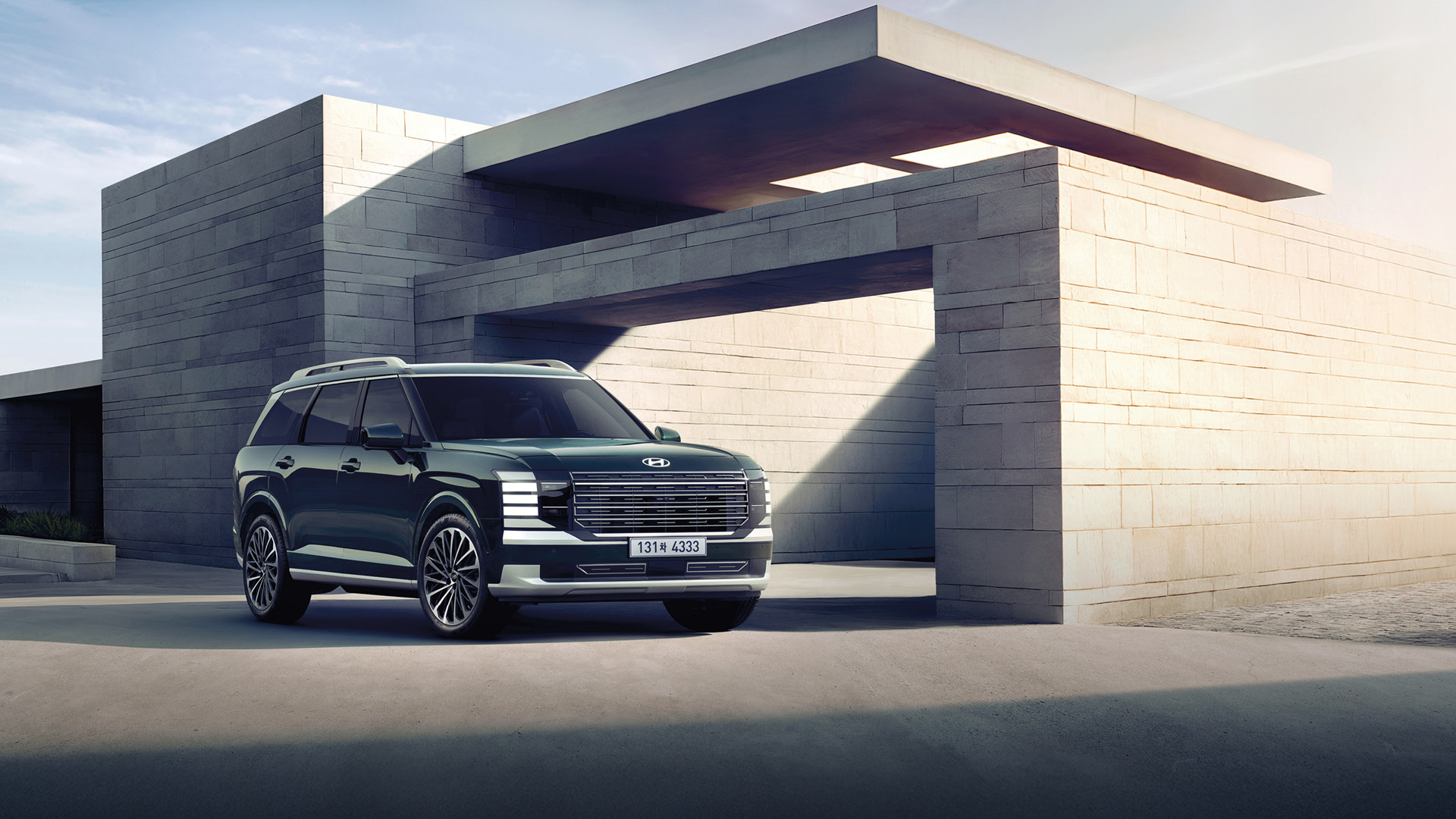 현대차 팰리세이드의 모습