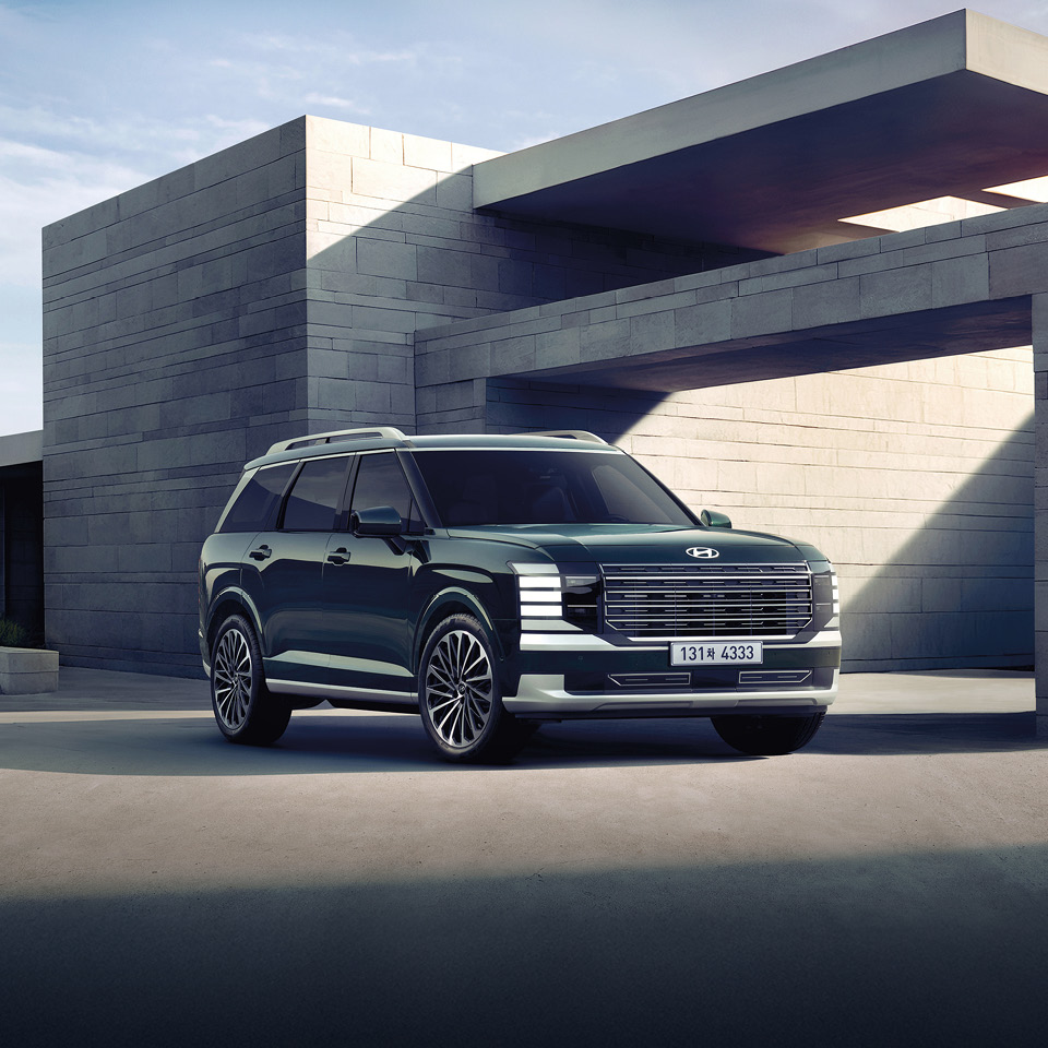 현대차 팰리세이드의 모습