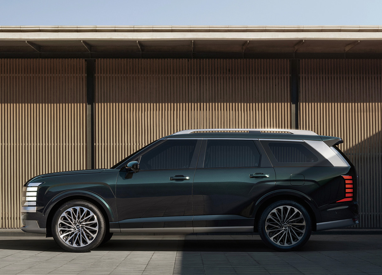 현대자동차 팰리세이드의 모습