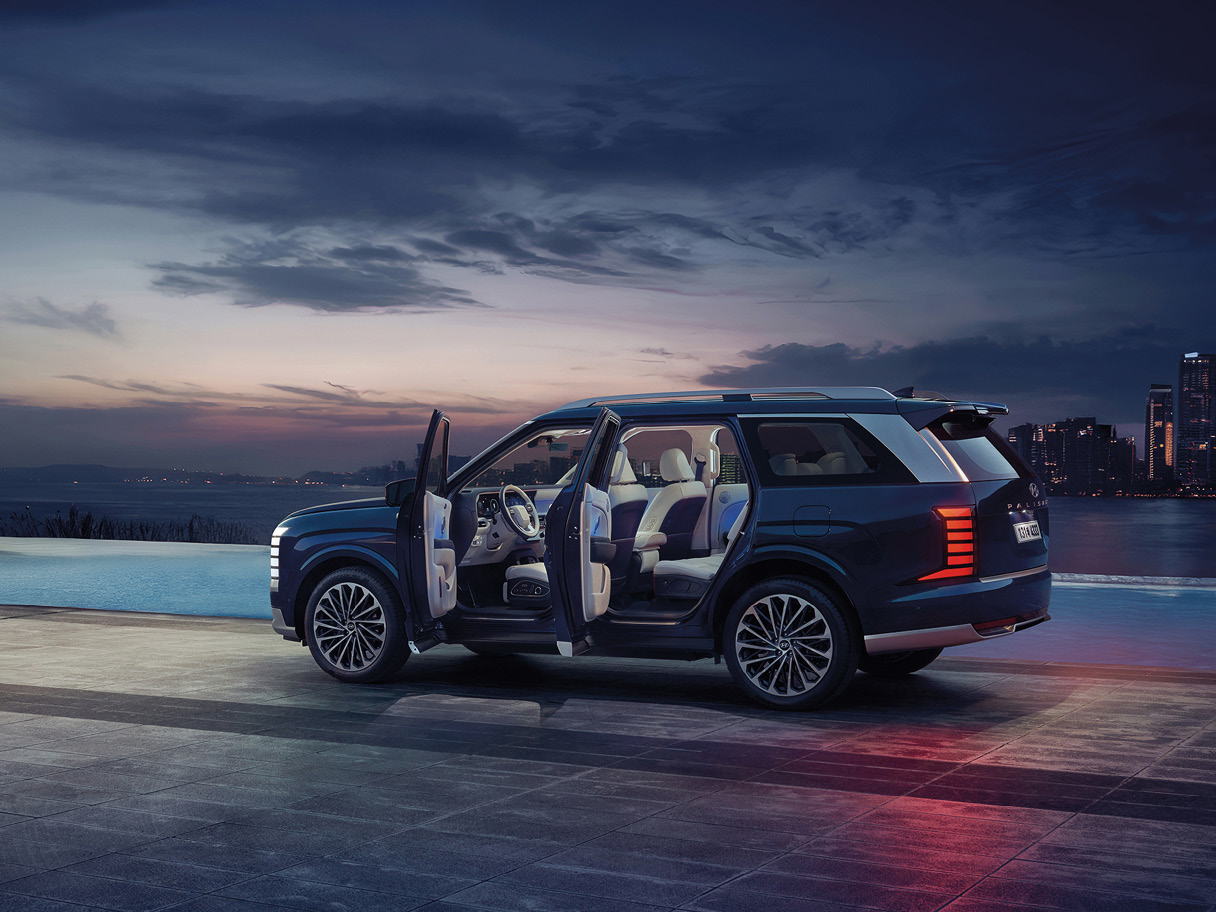 현대자동차 팰리세이드의 모습