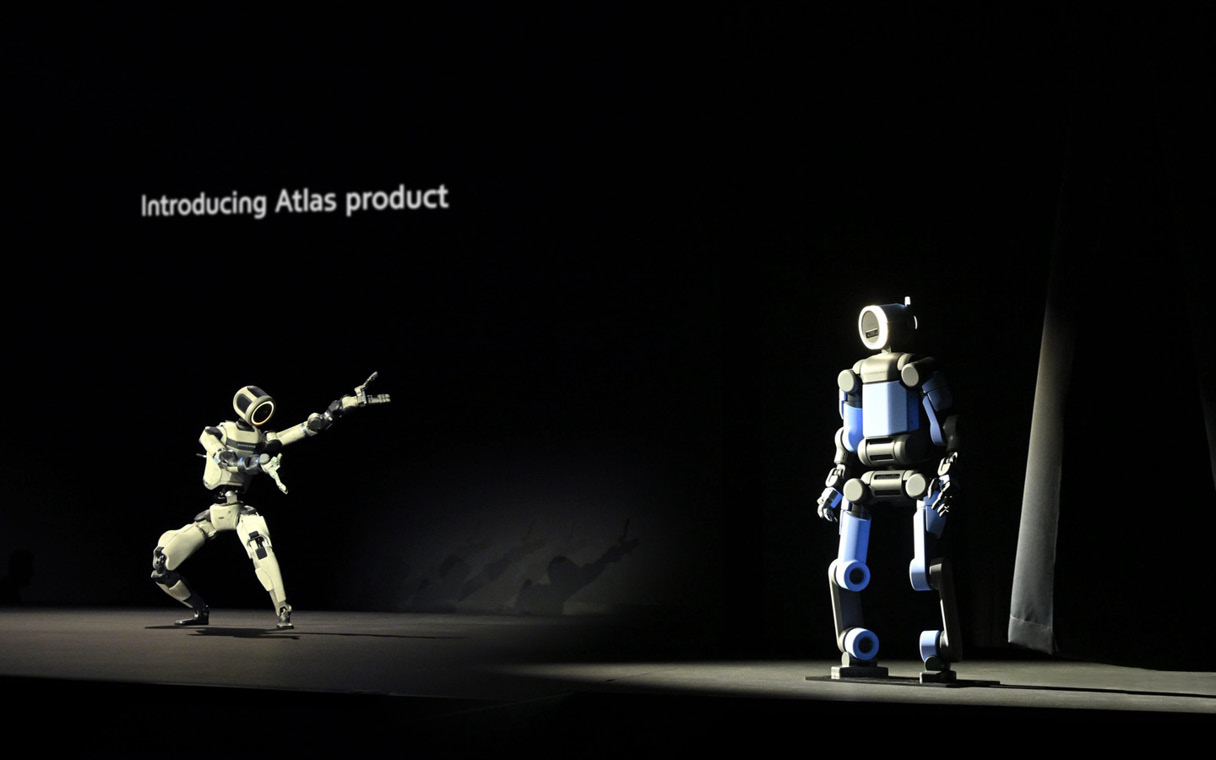 아틀라스 양산형 모델 공개 현장