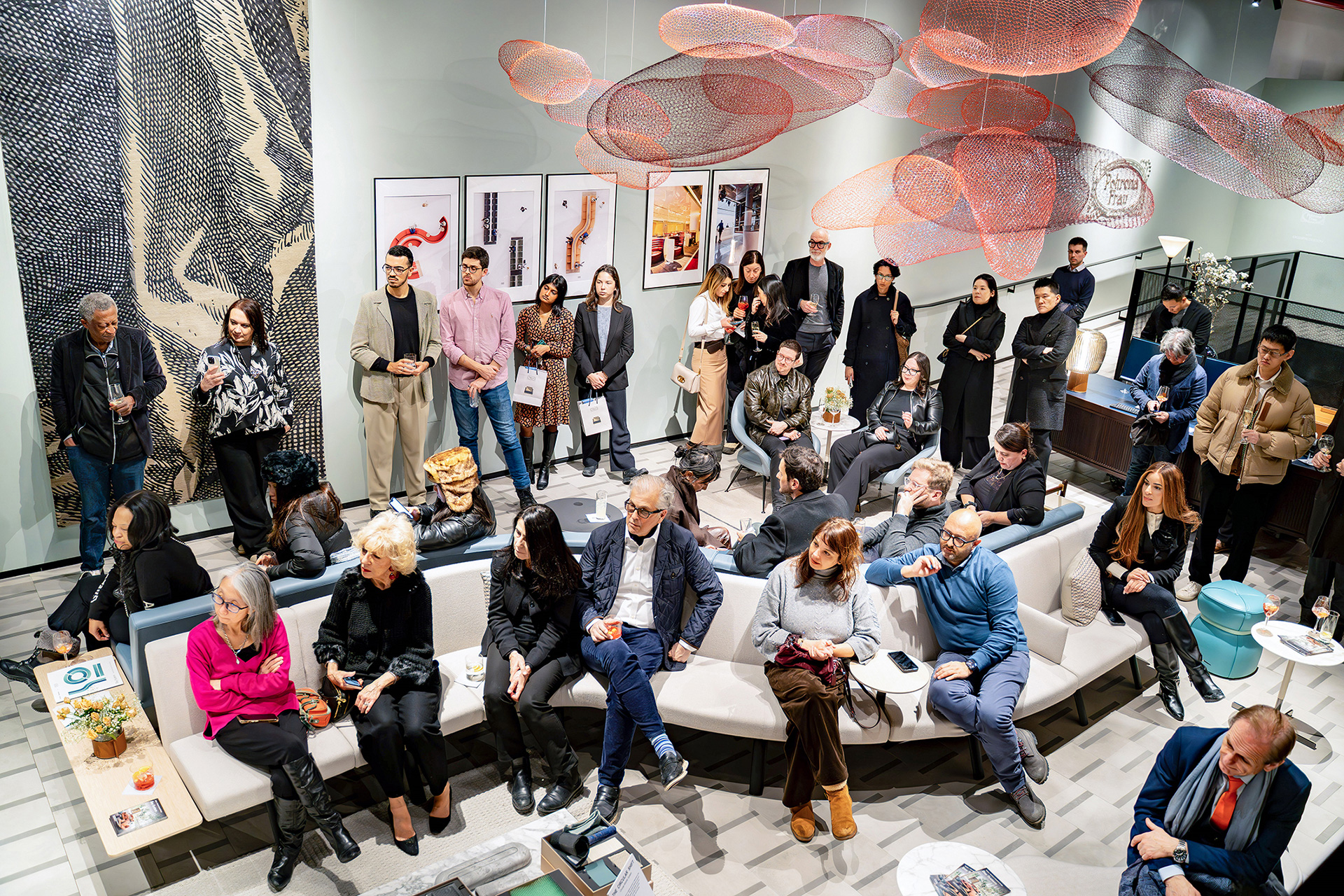 이탈리아 가구 브랜드 ‘폴트로나 프라우(Poltrona Frau)’ 플래그십 스토어에서 공개한 현대트랜시스 미래 모빌리티 비전 프로젝트