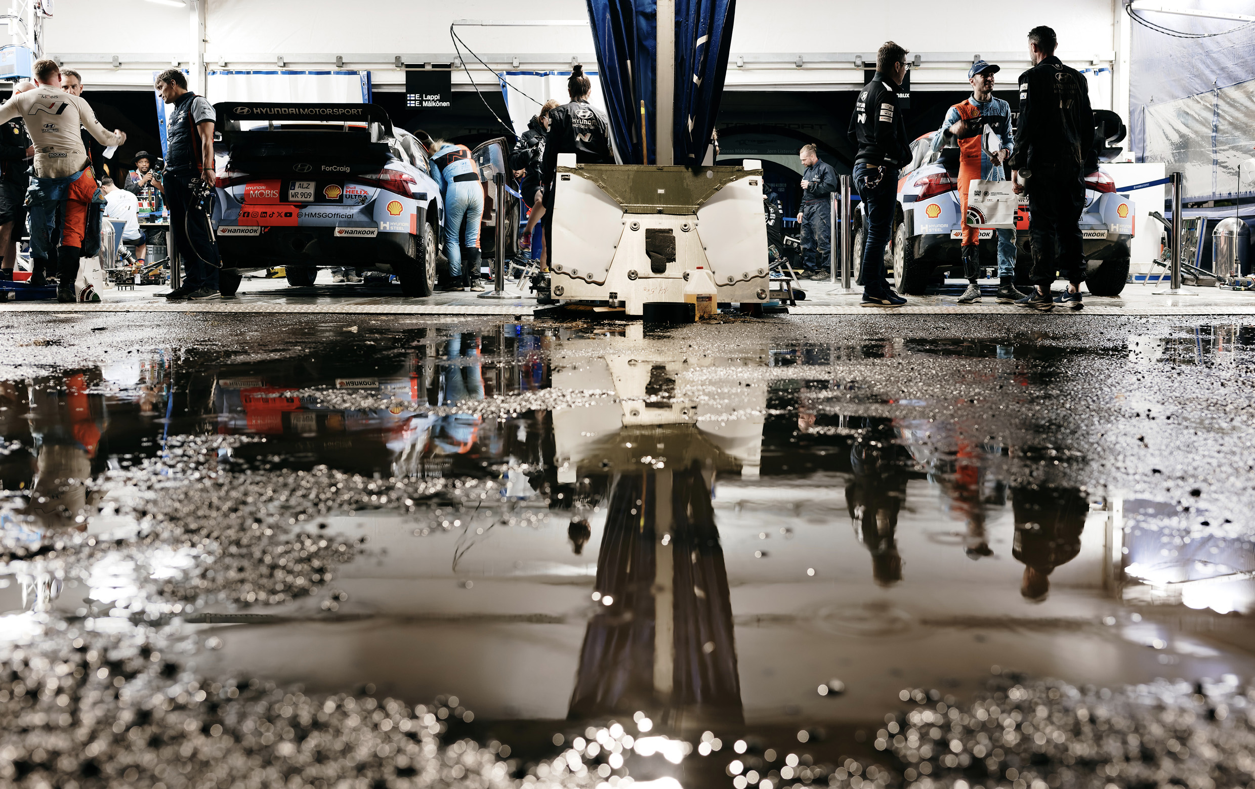 Hyundai World Rally Team Service Park