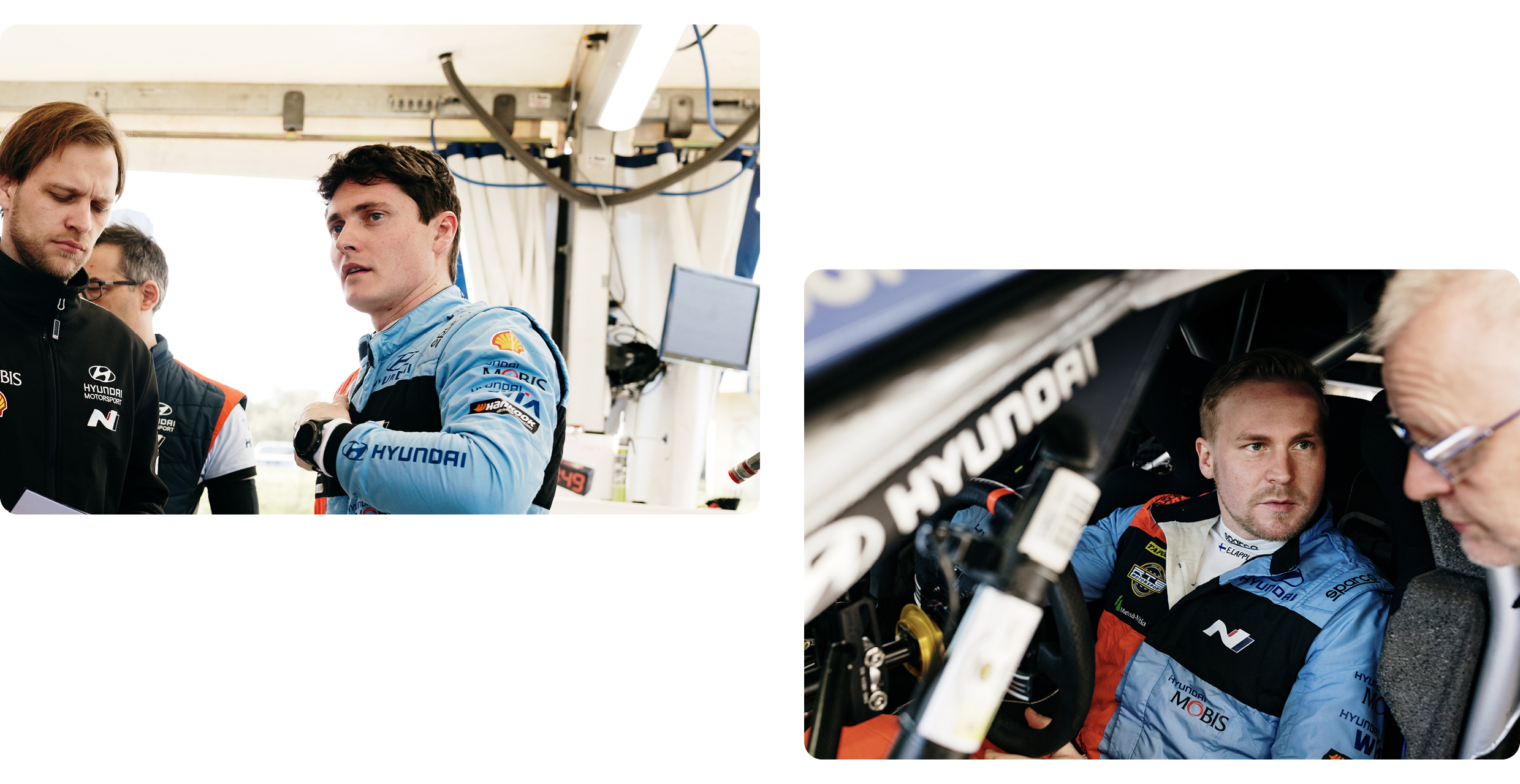 Adrian fourmaux and Esapeka Rappi preparing for the match