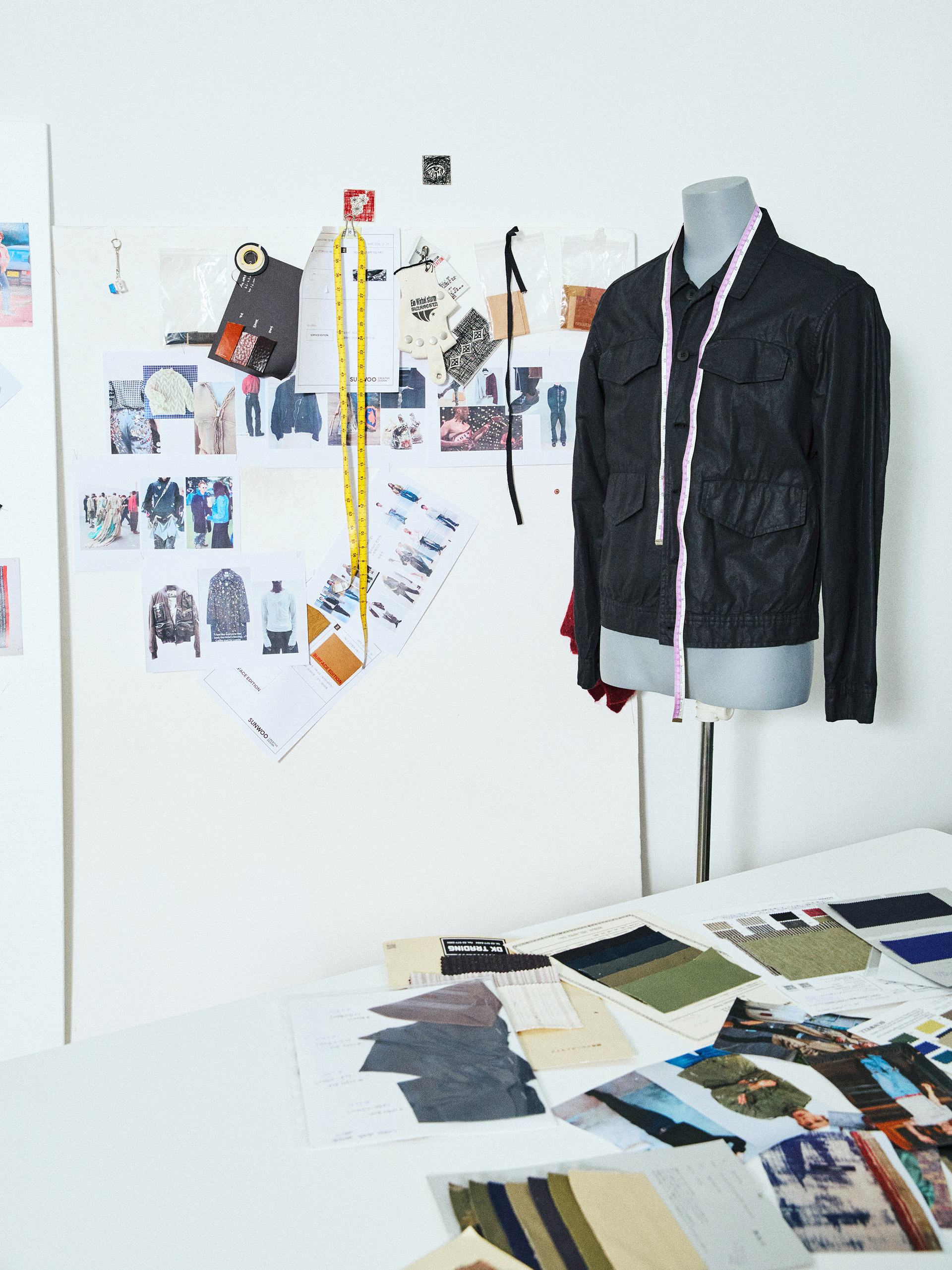 김현재 패션 디자이너의 작업실