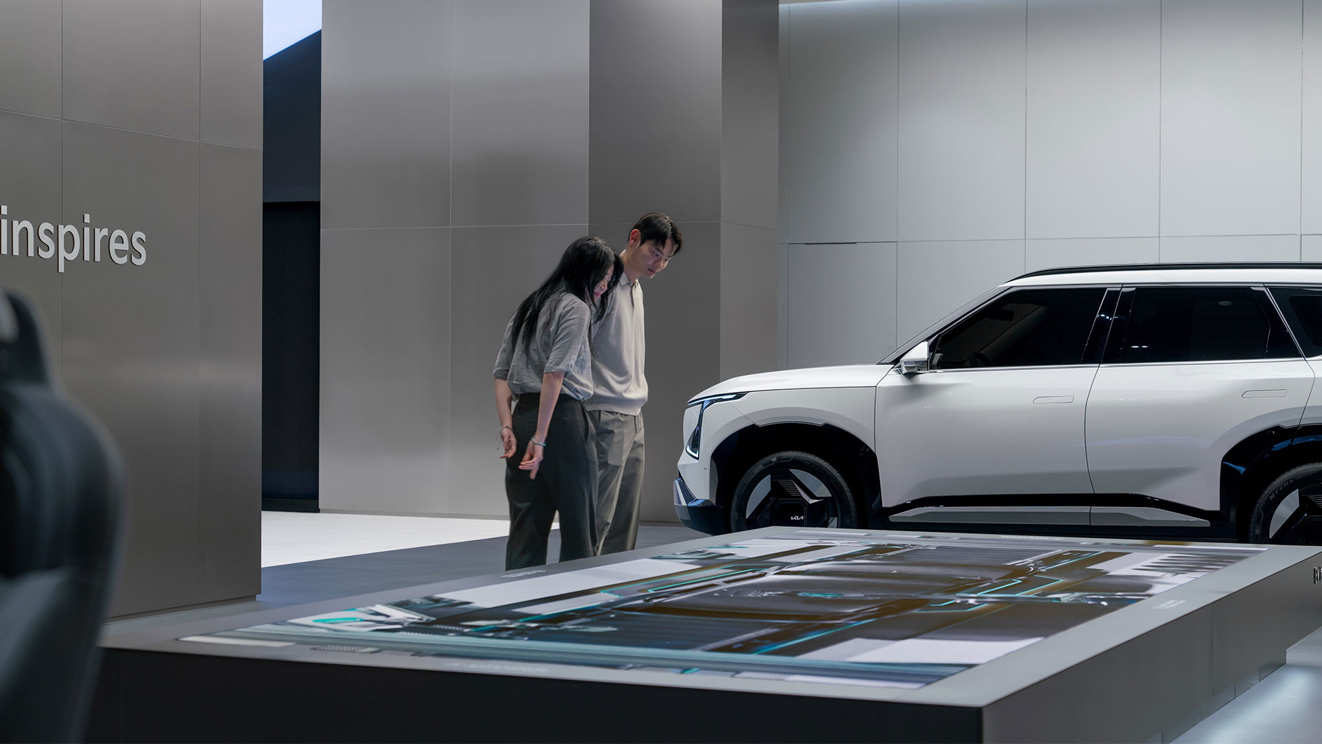 '오토랜드 광주' 브랜드관에 마련된 'EV 익스피리언스 존'