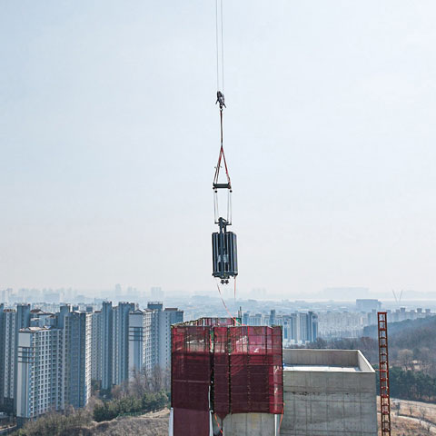 현대건설, ‘모듈러 엘리베이터’ HS 송도 센터파크 국내 첫 적용-th