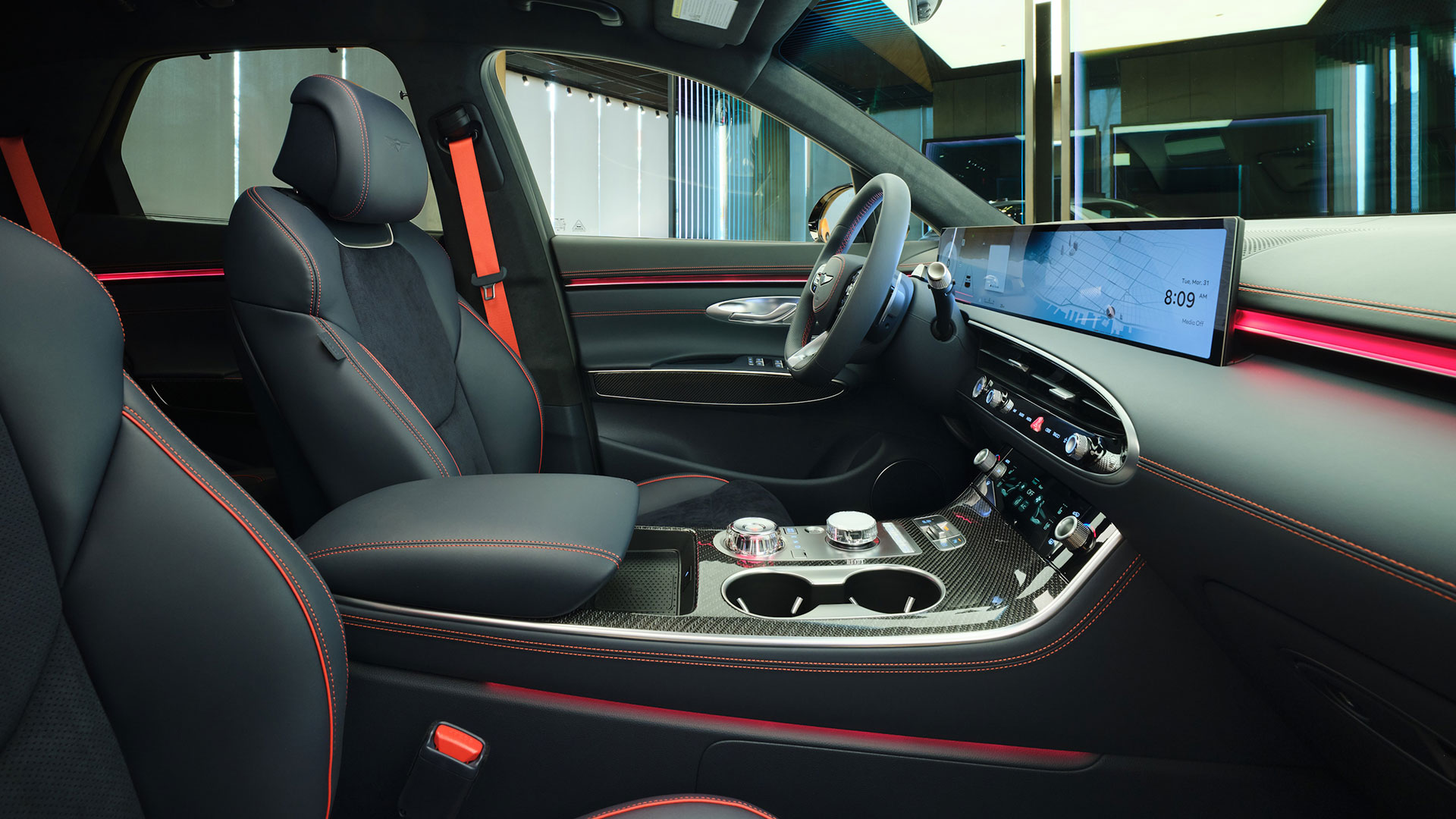 제네시스 ‘GV70 그래파이트 에디션’의 내장 이미지