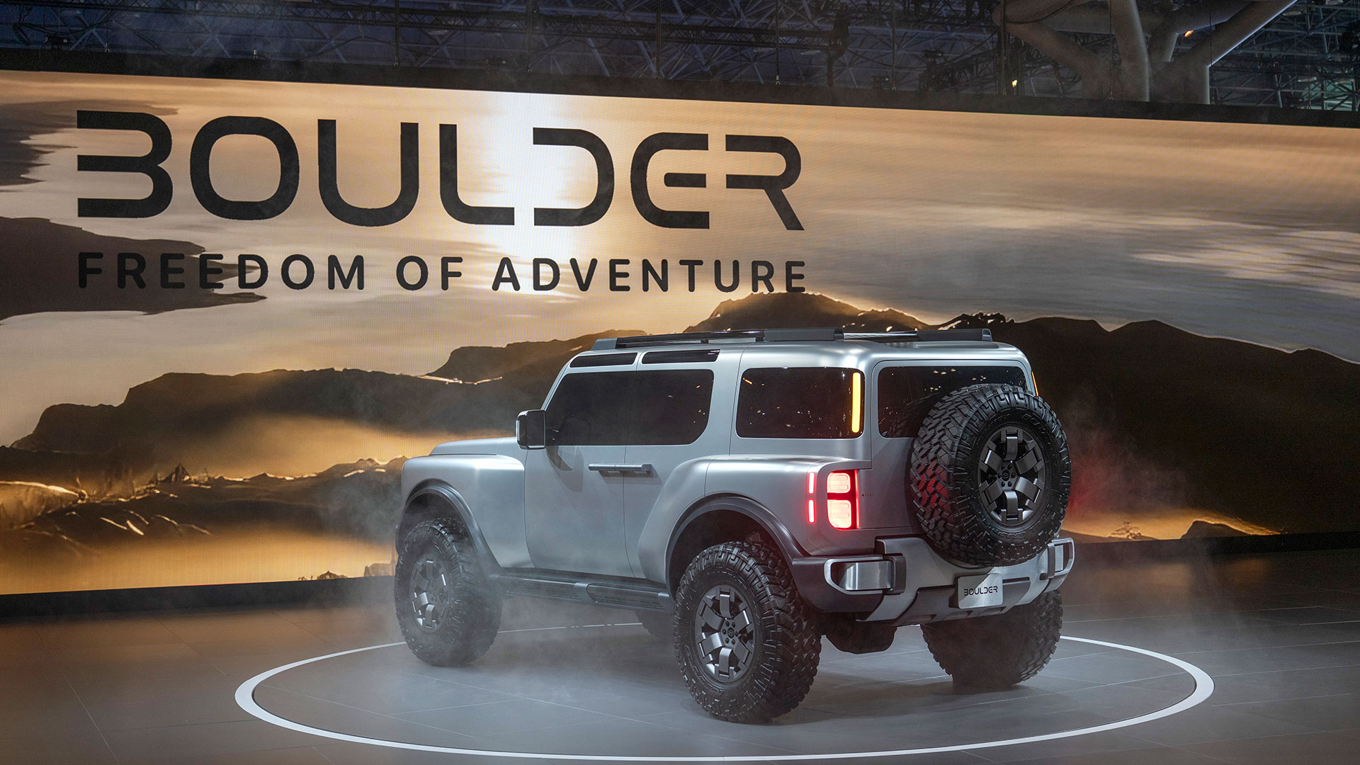 2026 뉴욕 국제 오토쇼에서 공개된 ‘볼더’ 콘셉트의 모습