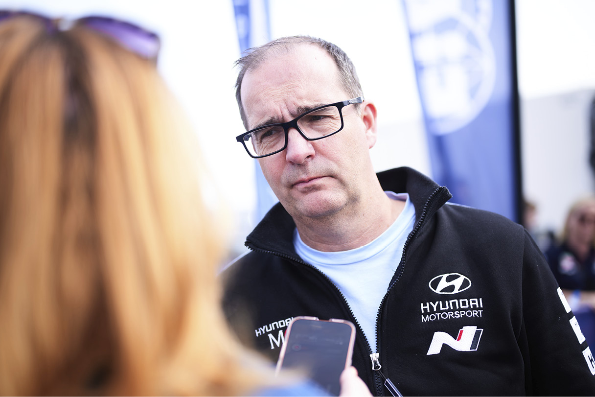 Hyundai team principal Andrew Wheatley