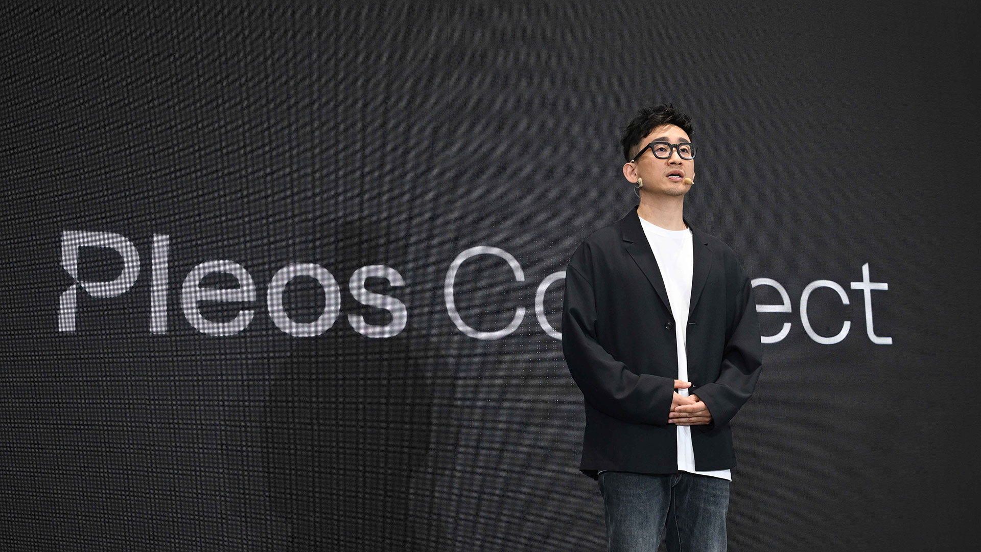 '플레오스 커넥트 미디어 데이'에서 오프닝 발표 중인 현대차·기아 Feature&CCS사업부 이종원 전무