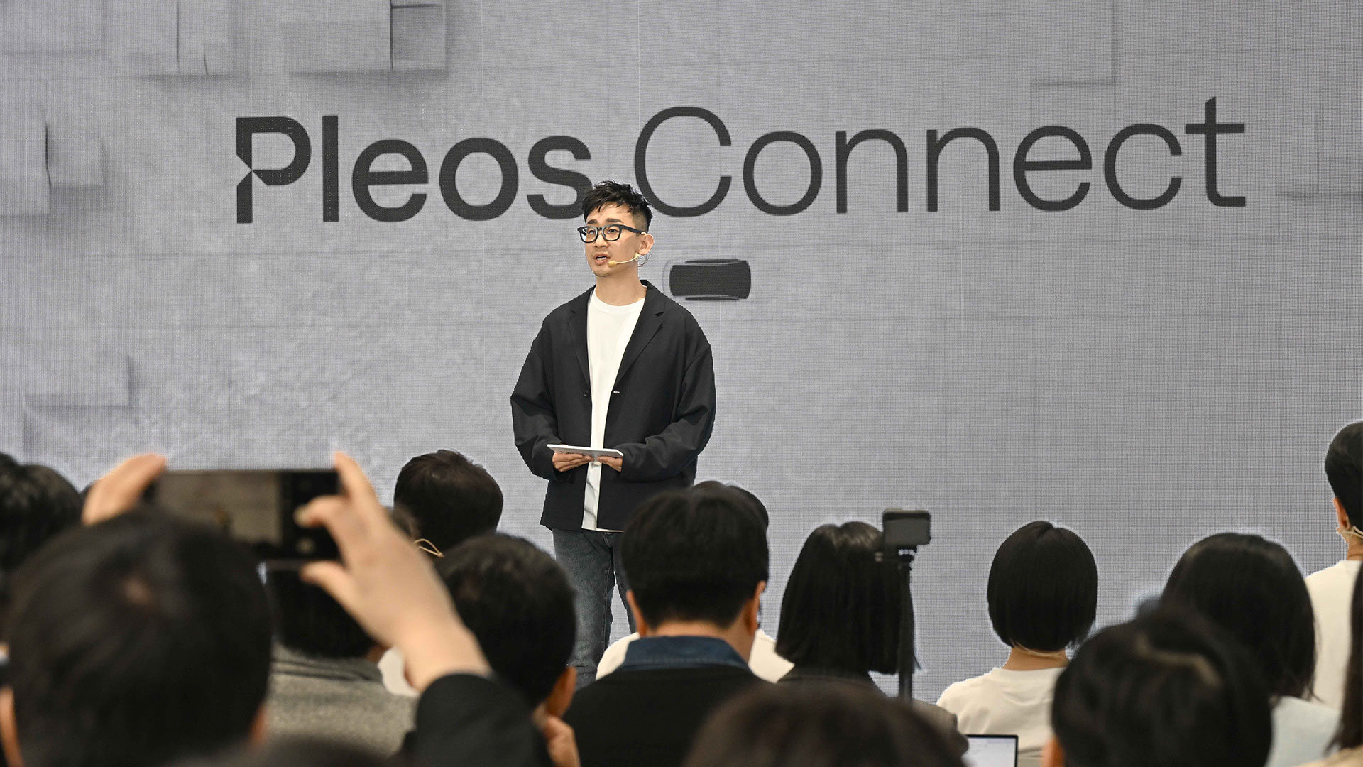 '플레오스 커넥트 미디어 데이'에서 오프닝 발표 중인 현대차·기아 Feature&CCS사업부 이종원 전무-2