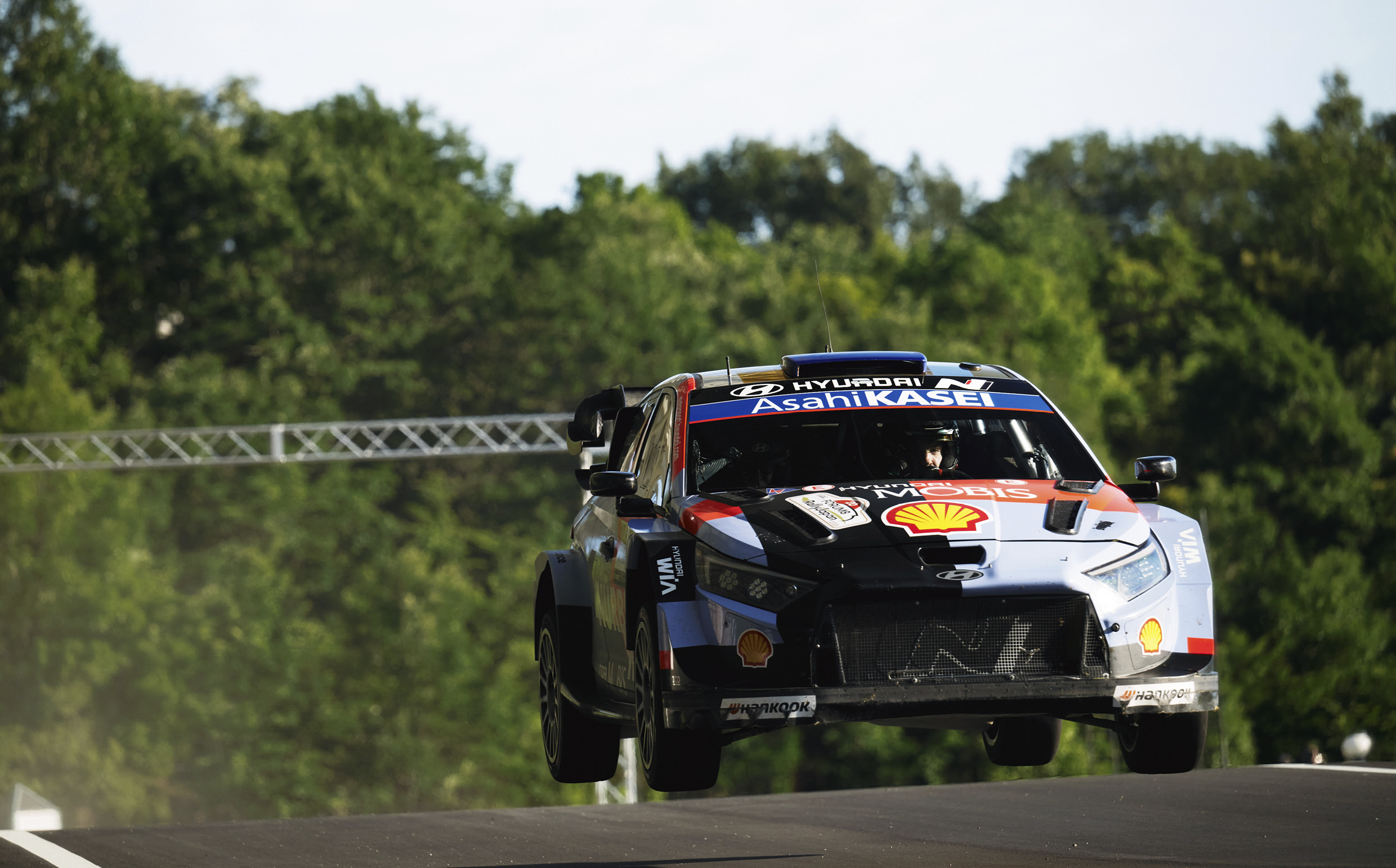2026 WRC 7라운드 일본 랠리 주행 장면