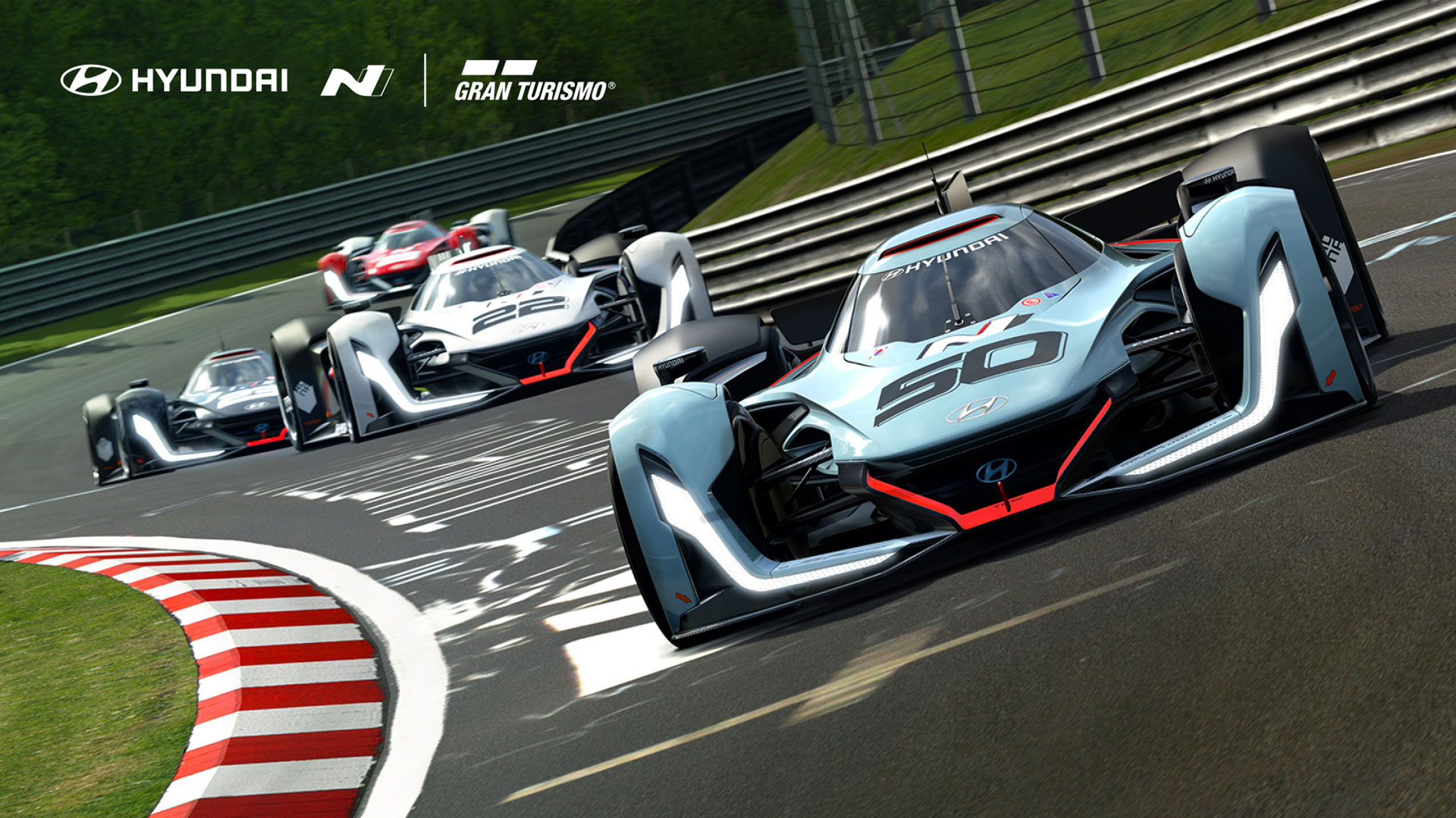 레이싱 게임 그란투리스모 7(Gran Turismo 7) 내 ‘현대 N 2025 비전 GT’ 경주차 이미지