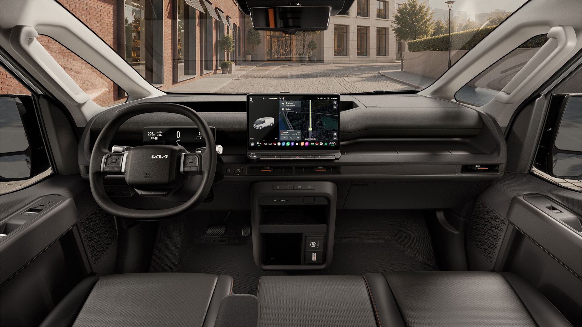 The Kia PV7 Cargo Interior