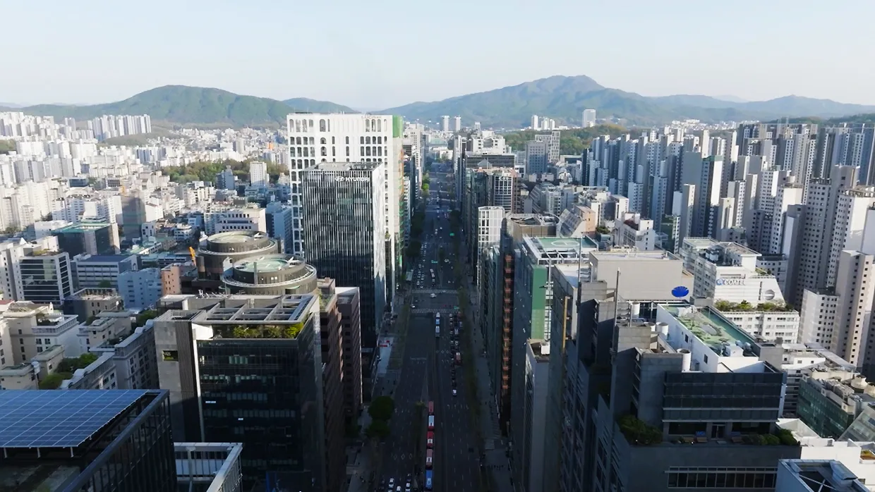 현대자동차 강남대로 사옥 건물 및 주변